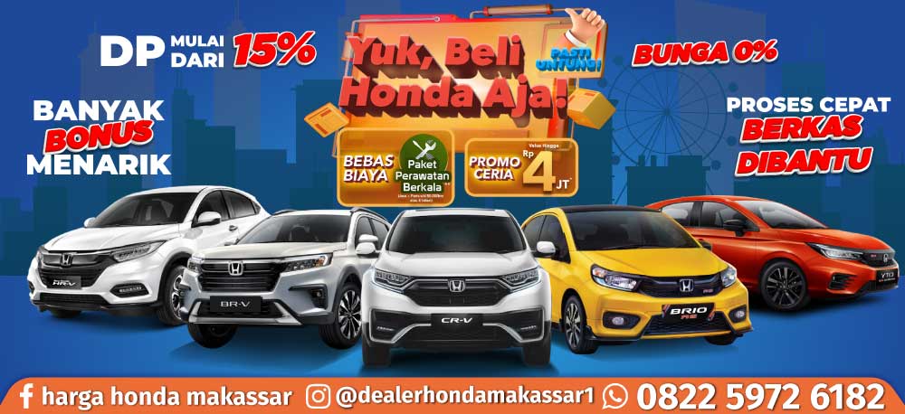 Promo PPnBM 0% Mobil Honda Makassar